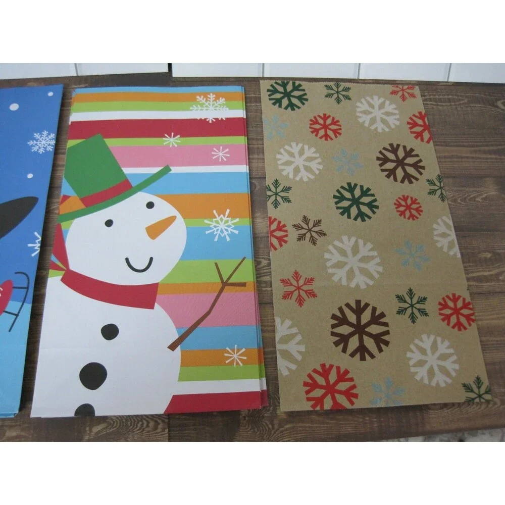 Vintage Paper Christmas Gift Sacks Huge Lot of 134 Gift Bags 1994-2011